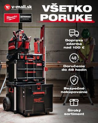 🔴 Už žiadne hľadanie s Milwaukee od V-mall.sk. Všetko poruke a len rýchla a kvalitná práca! ⚡ Keď je všetko poruke, práca...