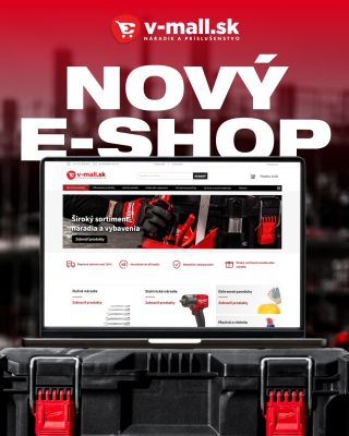 ✨ Nový web V-mall.sk je vonku. Práca s ním je čistá radosť! Pozri si naše Milwaukee náradie v plnej kráse, rozklikni si...
