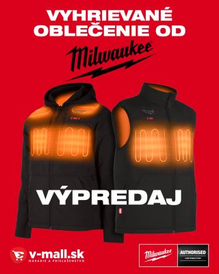 🔥 Zima je už tu a preto buď pripravený! 🔥 Objav výkonné vyhrievané oblečenie od Milwaukee na 🎯 V-mall.sk. Zaži keď teplo...